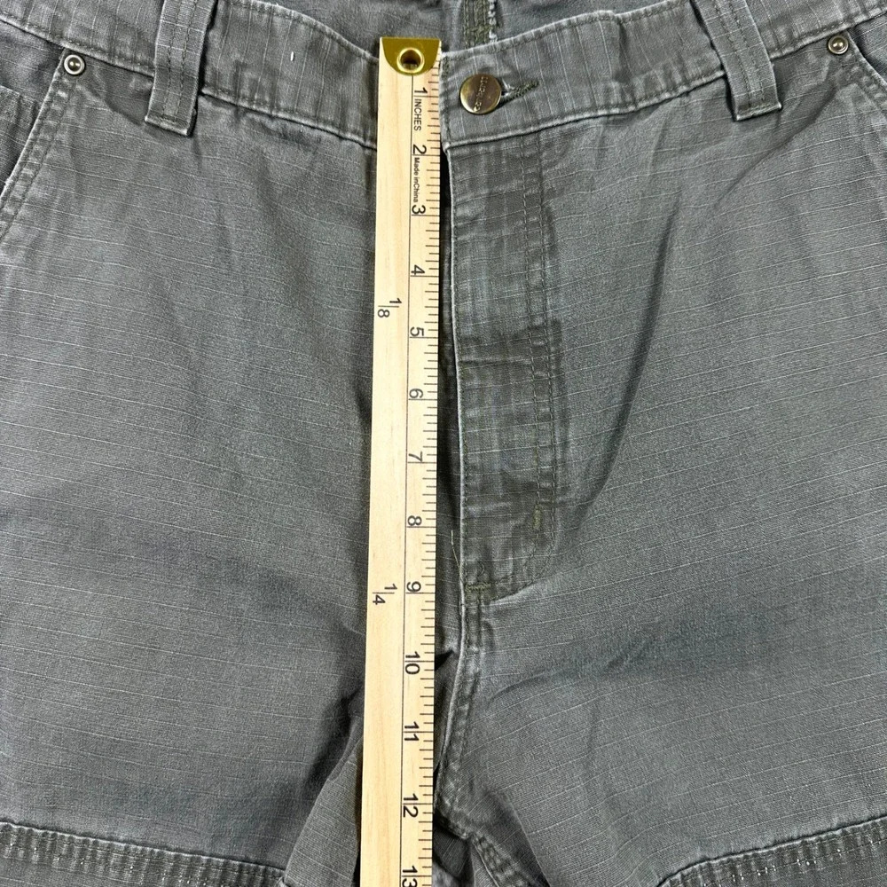 Carhartt‎ Double Knee Ripstop Cargo Work Pants Mens 36x32 Gray Utility B342